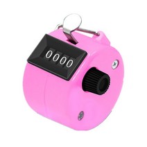 현금계수기 지폐 돈세는기계 위조지폐감별기 4자리 8 색 숫자 카운터 플라스틱 쉘 핸드 헬드 손가락 디스플, 05 Pink