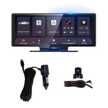 자동차 쿠션 11인치 카플레이 안드로이드 오토 카 DVR 듀얼 카메라 2.5K 대시캠 와이파이 GPS 비디오 레코더