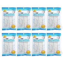 굿프랜드 밀크스틱껌 10p, 소가죽 + 우유 혼합맛, 50g, 8개입