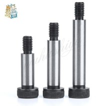 M5 M6 M8 M10 직경 = 6 8 10 12mm 등급 12.9 강철 육각 육각 소켓 캡 헤드 숄더 롤러 베어링 나사 볼트 고, 15 50mm, 04 M8 shoulder dia 10mm