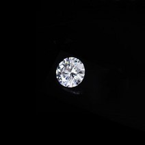 고급 세련 빛나는 루즈 3mm 모이사나이트 0.1ct GH 컬러 라운드 브릴리언트 컷 테스트 포지티브 랩 다이아몬드 보석