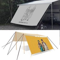 맞춤제작 나만의 감성 사이드월 어닝 프론트월 렉타 타프 사이드월 드로잉 디자인, 어닝 3M (2800mm) 심지 6mm _ A 사진파일