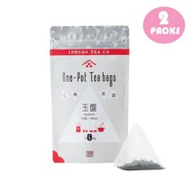 Ippodo One-Pot Tea Bags Gyokuro Tekiro [일본발송] 잇포도 원팟 티백 교쿠로 테키로 6개입 2팩, 2개