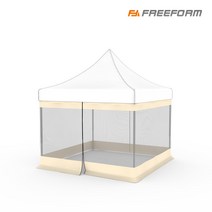 프리폼 캐노피천막 2X2 풀세트 야외 실내 행사용 텐트 포장마차 테라스 바람막이 그늘막 옥상, B일체풀 2X2 브라운, 1개