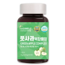 하비웰 풋사과 복합물정 600mg X 60정, 1개