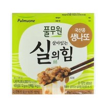 풀무원 [선물세트] 국산콩 신선 생나또 낫토 낫또 2팩x12EA 회사 교회 친정 처가 시댁 큰댁 답례 감사 명절 선물세트, 6개