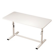 높이조절 서서일하는 스탠딩 책상 학교 회사 졸음방지, 화이트 50X140