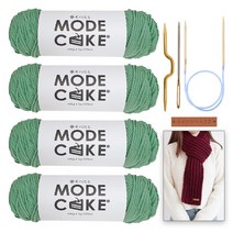 [니뜨] 모드케이크 목도리털실 4p DIY 세트, 15_민트, 4개
