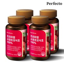 퍼펙토 프리미엄 사과초모식초 100% 영양제 36g, 60정, 4개