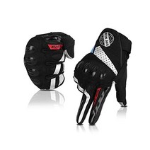 라이딩 오토바이 바이크 드라이빙 글러브 방한 장갑 여름 메쉬 통기성 보호기 터치 패널 대응 레이싱 오프로드 미끄럼 방지 내충격 남녀 겸용 157233, 그레이, XXL