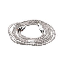 3.5mm 유선 헤드폰 케이블 분리 가능한 MMCX 커넥터 교체 코드 SE215, 은