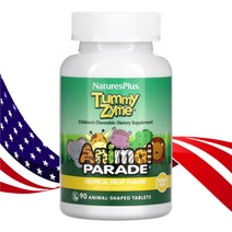 네이쳐스플러스 터미자임 애니멀 어린이 유산균 90츄어블정 효소 엔자임 브로멜라인 파파인