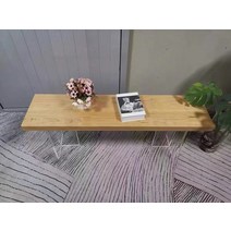 가정용붙박이 쇼파 벤치형 등받이없는 평상 의자 북유럽 아크릴 벤치 일시 중단 된 단단한 나무 침대 끝 로그 신발 변경 긴 식당, [09] 크기 색상