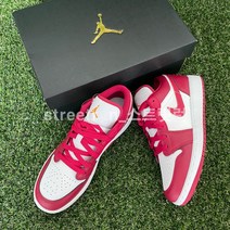 스트릿런 나이키 조던1 로우 카디널 레드