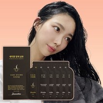 새치앤 프리미엄 원샷 블랙 커버 염색샴푸, 다크브라운, 1개입, 150ml