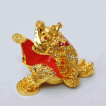 재물을 부르는 금속 거북두꺼비 보관함(1796-2)