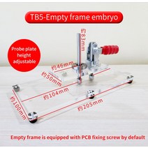 P/터미널 블록/테스트 랙 고정 장치 지그 툴링 클립 프로브 2.54mm JTG P 테스트, 05 TB5_01 Only Fixture