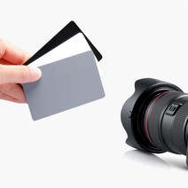 DSLR 화이트밸런스 그레이카드, 대