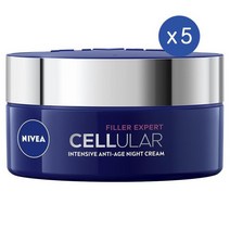 니베아 셀룰러 필러 엑스퍼트 인텐시브 안티-에이지 나이트크림 50Ml Nivea Intensive Anti-Age Night Cream, 5개