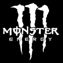 차량용 몬스터 스티커 자동차 주유구 데칼 튜닝 스티커, 몬스터 화이트