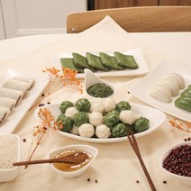 한결가치 굳지않는 떡돌이 세트 3kg, 모둠꿀떡1kg+모둠바람떡1kg+쑥앙금절편1kg, 조청, 1개, 1kg