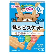 와코도 철분 칼슘 함유 아기 과자 간식 4.3gx8입 6팩