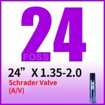 1PC FOSS 자전거 튜브 안티 펑크 16/18/20/24/26/27.5/29 인치 /700c 자전거 내부 타이어 Schrader/AV Presta/FV Cycing 인테, 24 x 1.35-2.0 AV, 중국