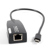 넥스트 USB3.1 C타입 기가비트 이더넷 아답터 랜젠더 랜카드 RJ45포트, SS-1101TC