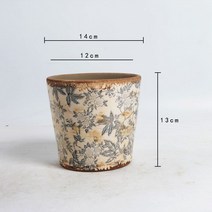 도자기화분 빈티지 레트로 엔틱 고급 럭셔리 흔하지않은 원예 북유럽 분갈이 인테리어 플랜, E, 1개