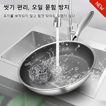 벌집 후라이팬 티타늄 합금 프라이팬 타이타늄합금 코팅 프라이팬 눌어붙지 않는 벌집 프라이팬 인덕션프라이, 28cm 뚜껑없음*2, 1개