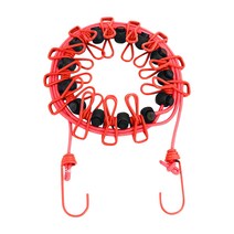 홈 호텔에 대 한 휴대용 여행 빨랫줄 캠핑 실내 야외 조정 가능한 끝 후크 12 Clothespin 이동식 잠금 구슬 # g, B_우크라이나