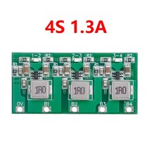 적산계 파워 뱅크 2S 1.2A 리튬 배터리 액티브 이퀄라이저 Lifepo4 밸런서 보드 에너지 전송 모듈 LED 표시, 02 4S 1.3A