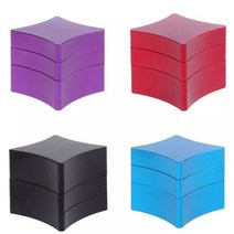 당구 3단 자석 쵸크케이스 초크 홀드 당구용품 큐 공, 파란