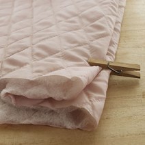 혼방직기패딩 퀼팅 본딩원단, 마름모길딩(밝은인디핑크/다후다160T+1온스평면솜/44인치)-[114]
