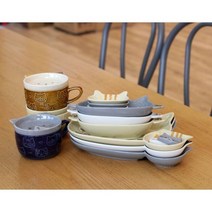 고양이접시 디저트 앞접시 캐릭터 파스타 케릭터 세라믹 집들이 그릇