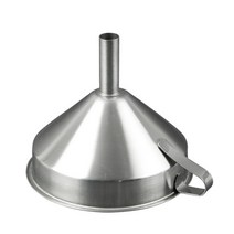 스텐 손잡이 깔대기 주방 깔때기 미니 거름망, 12cm, 1개