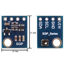 이산화탄소경보기 측정기 실내 공기 SGP30 5V 측정 가스 센서 arduino용 멀티 픽셀 TVOC/eCO2 포름 알데히, sgp40