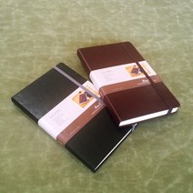 [바보사랑] 핸드메이드 양장제본 다이어리 / 유무선노트 _ 베이직 middle[미북], 색상:모던블랙 / 속지스타일:유선노트