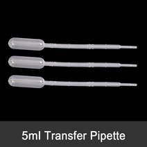 Transfer pipette 1회용 스포이드 분주기 파이펫 분리관, 1개, 5ml