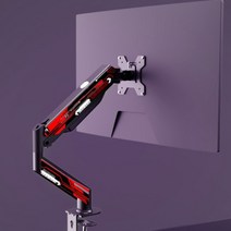 모니터암 게이밍 스탠드 멀티 모니터 고정 회의 거치대 멀티 화상 주식 작업용 YA451, A.19-27인치떠있는붉은공기