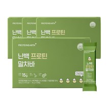프로틴어스 난백바 말차 프로틴바 단백질바 에너지바, 450g, 4개