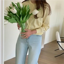 다잇템 여자 미니멀리즘 엷은 SS 플레인 8컬러 가디건 (9745856)