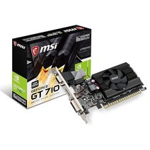 MSI 게이밍 지포스 GT710 1GB GDRR3 64비트 HDCP 지원 DirectX 1, 2GB_GT 710 2GD3 LP, 2GB