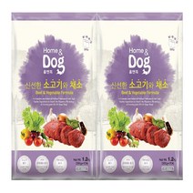 대한사료 홈앤독 신선한 소고기와 채소 10kg