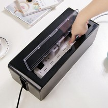 깔끔한 박스탭 콘센트 케이블 전선 정리 멀티탭 정리함, 1개, 오픈형 멀티탭정리함 화이트 대형