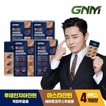 GNM자연의품격 GNM 루테인 지아잔틴 아스타잔틴 4박스(총 4개월분) / 눈건강 아연 셀레늄, 기타