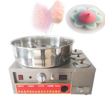제빙기 가정용제빙 업소용제빙기 12v 설탕 솜사탕 기계 가스 스테인레스 스틸 diy 꽃 솜사탕 치실 제조기 candyfloss 기계 상업 뜨거운 만들기, 배터리 없이