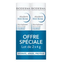BIODERMA Atoderm sticks levres 4g DUO, 2개