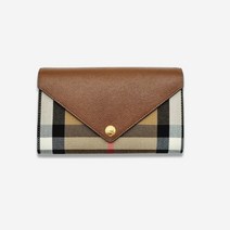 Burberry [명품]버버리 HANNAH 하우스체크 엔벨롭 스트랩 클..