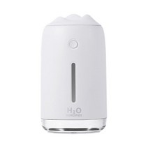 THE VEDO SHOP 자동차 가습기 공기 청정기 USB 310ml 휴대용 디퓨저, 7.9x13.5cm, 하얀, 플라스틱